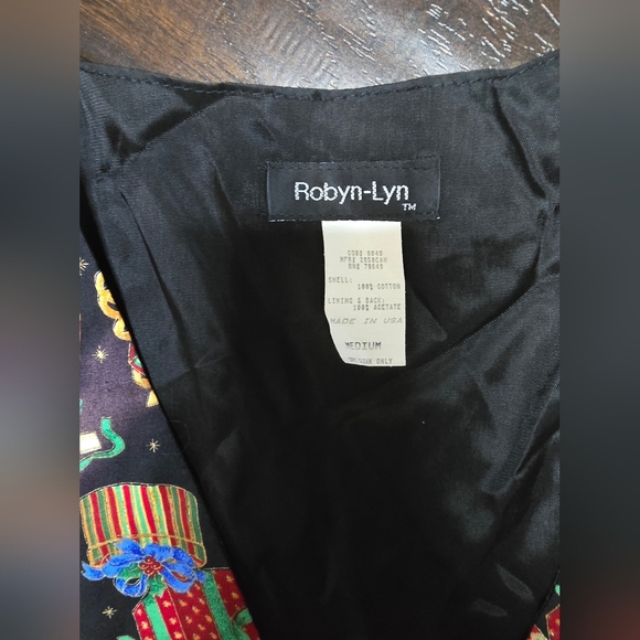 Vintage Womens Christmas Vest Medium - Picture 5 of 9